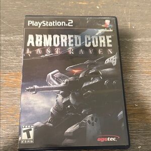 Sony PlayStation 2 Armored Core: Last Raven - Black and Gray
